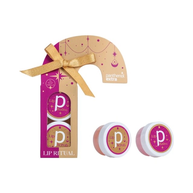 Panthenol Extra Promo Lip Ritual Ενυδατικό Χειλιών 10gr & Απολεπιστικό Χειλιών 10gr