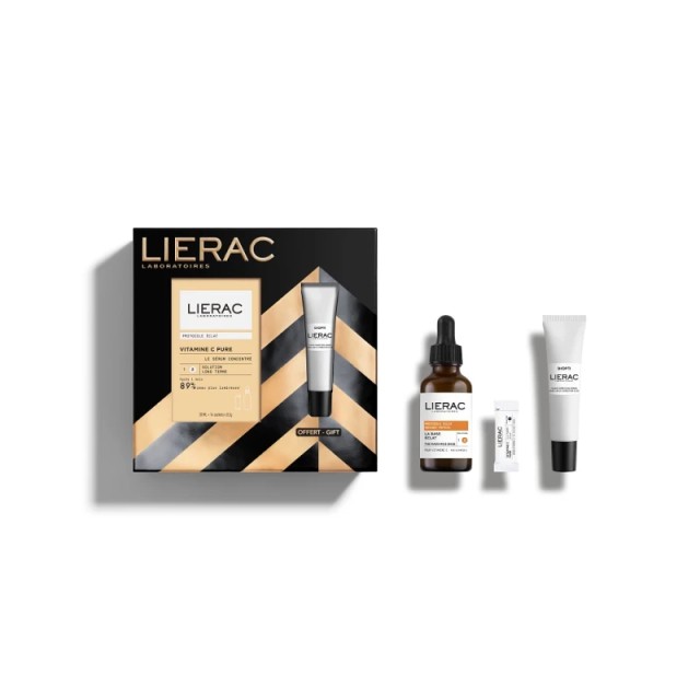 Lierac Xmas Pack Pure Vitamin C Concentrated Serum Ορός Προσώπου 30ml & Δώρο Diopti Dark Circle Correction Fluid Λεπτόρρευστη Κρέμα Διόρθωσης Μαύρων Κύκλων 15ml