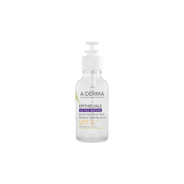 A-Derma Epitheliale Ultra Repair Radiance Repairing Serum Vit C+, Ορός Αναδόμησης & Λάμψης Προσώπου 30ml