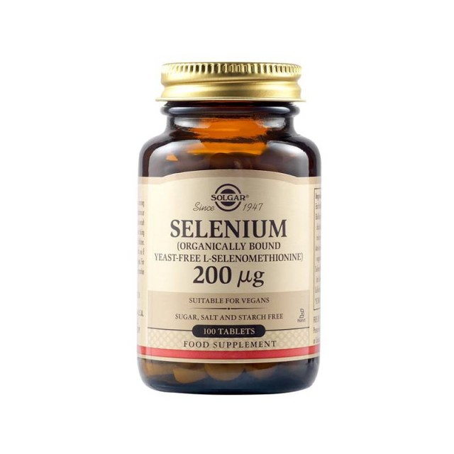 Solgar Selenium 200μg, 100tabs