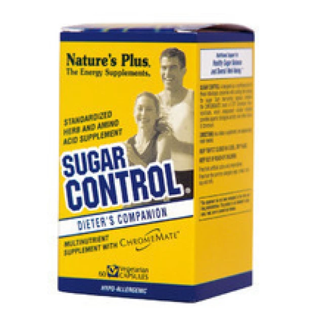 Natures Plus SUGAR CONTROL 60 φυτικές κάψουλες