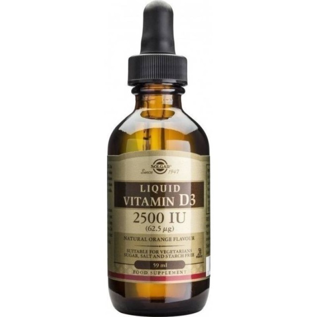 Solgar Vitamin D3 2500iu Liquid 59ml