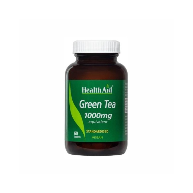Health Aid Green Tea 1000mg 60 ταμπλέτες