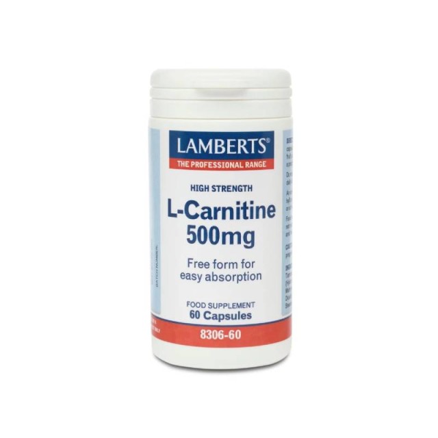 Lamberts L-Carnitine 500mg 60 Κάψουλες