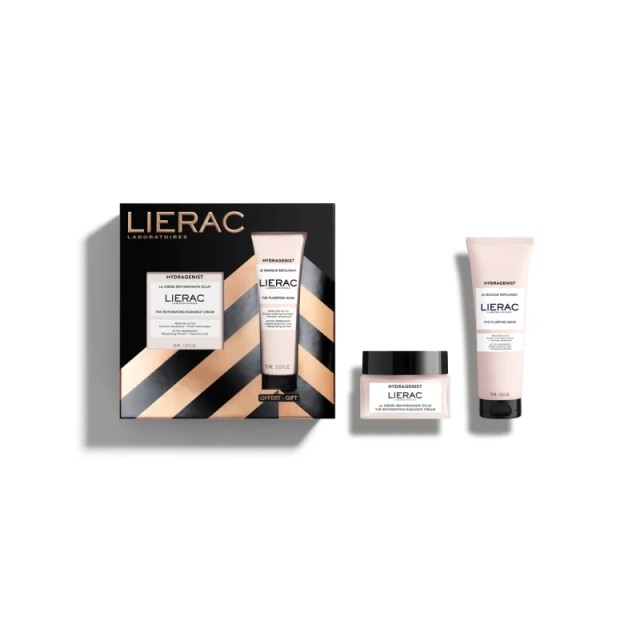 Lierac Xmas Pack Hydragenist Rehydrating Radiance Cream Κρέμα Προσώπου για Ενυδάτωση + Λάμψη για Κανονικές - Ξηρές Επιδερμίδες 50ml + Masque Repulpant Μάσκα Επαναπύκνωσης - Λάμψης 75ml
