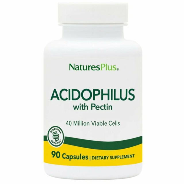 Natures Plus Acidophilus Προβιοτικά with Pectin 90 κάψουλες