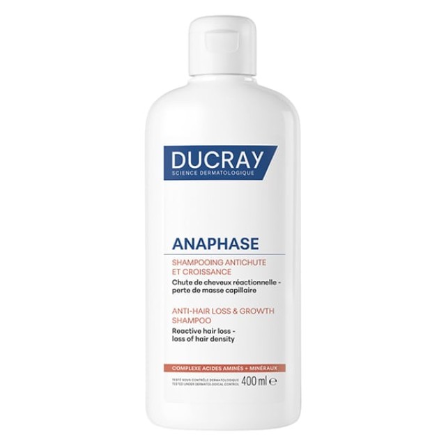 Ducray Anaphase+ Σαμπουάν Ανάπτυξης των Μαλλιών & κατά της Τριχόπτωσης 400ml