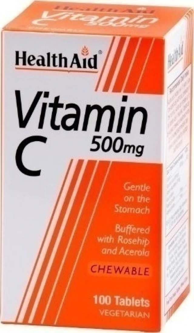 Health Aid Vitamin C 500mg Chewable 100 Tablets