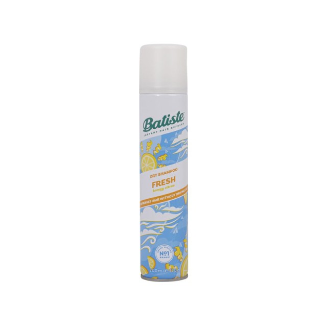 Batiste Dry Shampoo Fresh Ξηρό Σαμπουάν με Δροσερό Άρωμα Εσπεριδοειδών 200ml