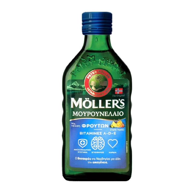 Mollers Μουρουνέλαιο Tutti Frutti 250ml
