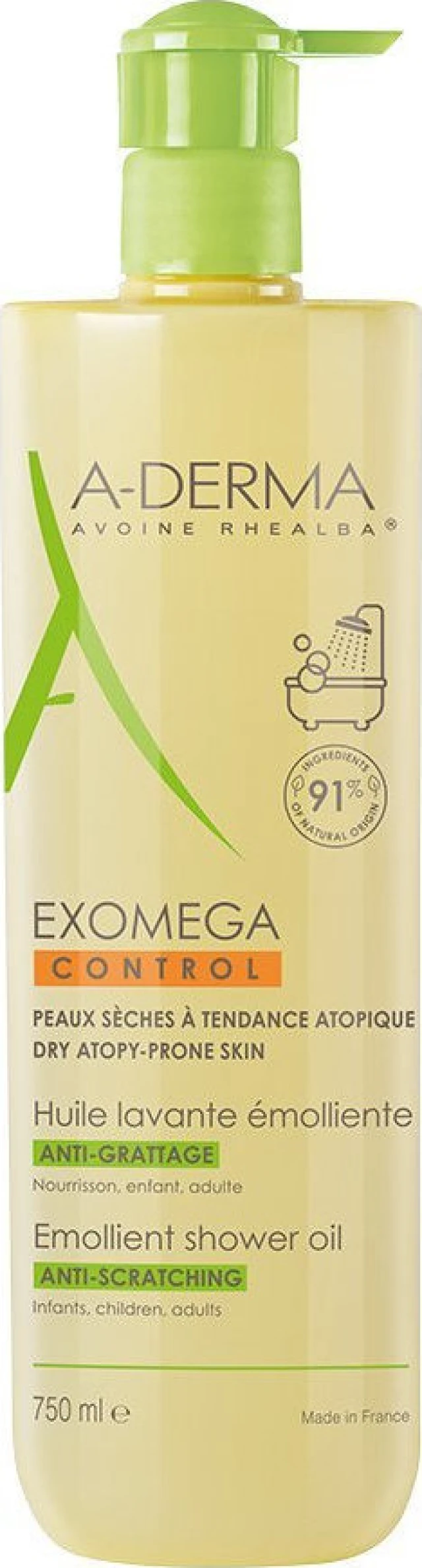 A-Derma Exomega Control Huile Lavante Emolliente 750ml