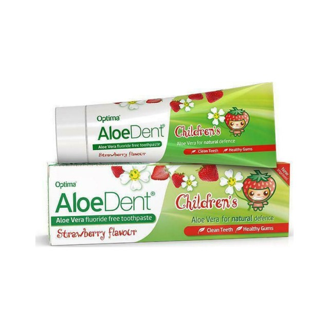 OPTIMA - Aloe Dent Strawberry Childrens Toothpaste | 50ml