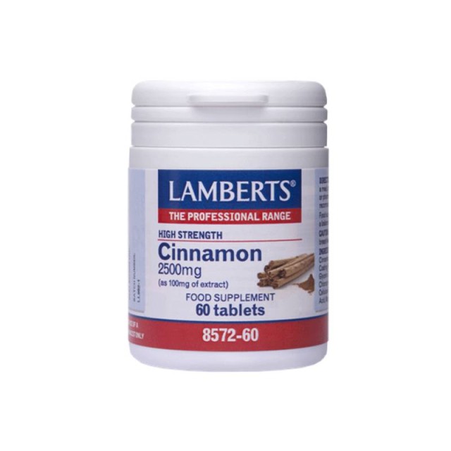 Lamberts Cinnamon 2500mg 60 Ταμπλέτες
