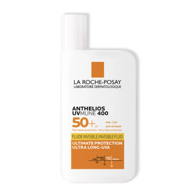 La Roche-Posay Anthelios UVMUNE400 SPF50+ Invisible Fluid Αντηλιακό Προσώπου με Άρωμα 50ml