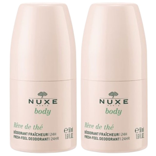 Nuxe Promo Body Reve de the Fresh-Feel 24h Deodorant 2x50ml