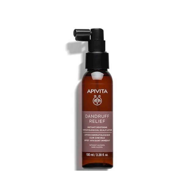 Apivita Dandruff Relief Λοσιόν Άμεσης Ανακούφισης για Ξηρή & Λιπαρή Πιτυρίδα, 100ml
