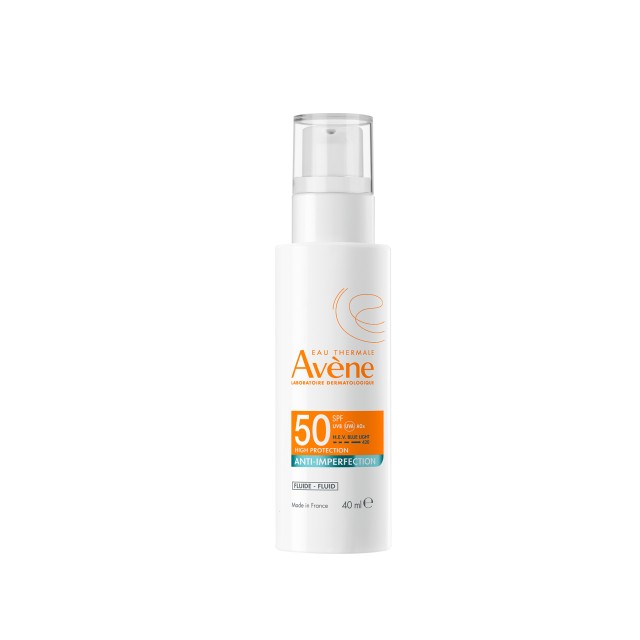 Avene Anti-Imperfection Fluid SPF50 Αντηλιακό Προσώπου Χωρίς Άρωμα 40ml