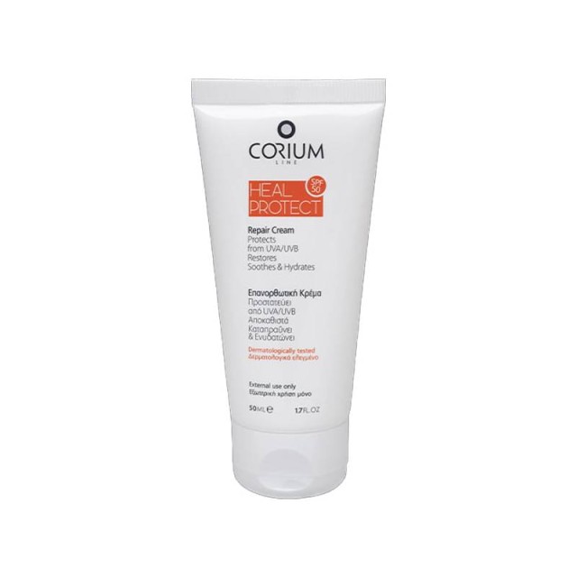 Corium Heal Protect Επανορθωτική Κρέμα με Δείκτη Προστασίας Spf50 50ml