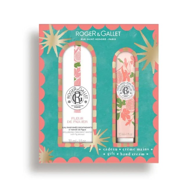 Roger & Gallet Fleur De Figuier Promo Wellbeing Fragrant Water Άρωμα 30ml + Hand Cream Κρέμα Χεριών 30ml