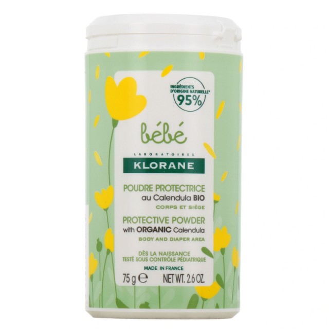 Klorane Bebe Protective Powder With Organic Calendula 75gr