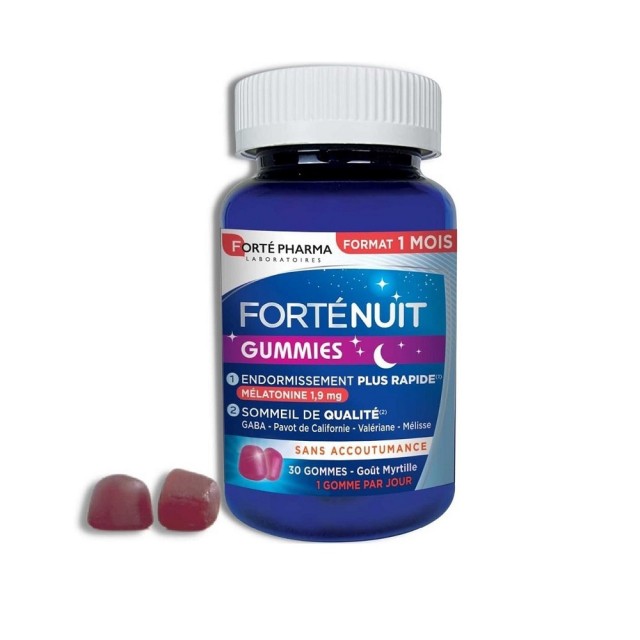 Forte Pharma Forte Night Gummies, 30 Softgels