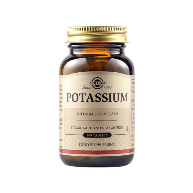 Solgar Potassium, 100tabs