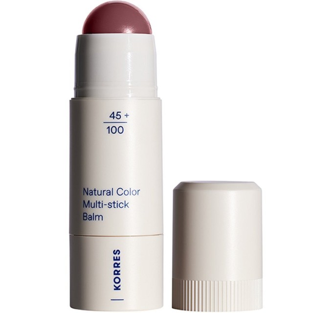 Korres Natural Color Multi-Stick Balm N.23 Vintage Rose Στικ Πολλαπλών Χρήσεων για Φυσική Λάμψη 4.5g