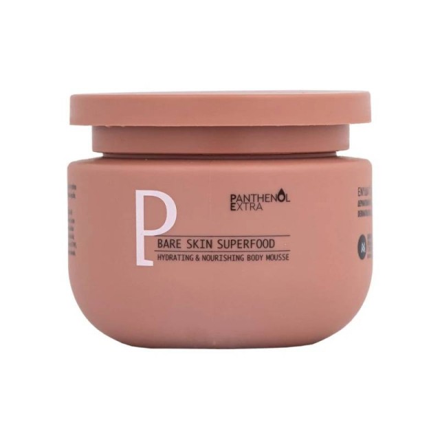 Panthenol Extra Bare Skin Superfood Body Mousse Ενυδατικό Mousse για Θρέψη και Ενυδάτωση Σώματος 250ml
