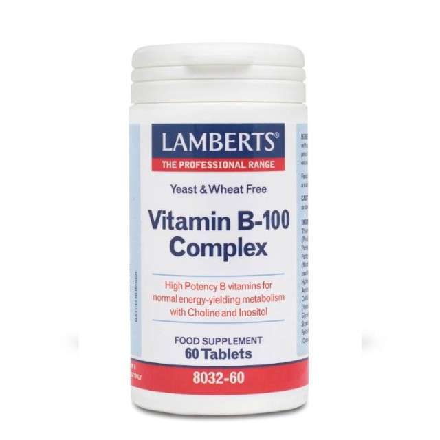 Lamberts Vitamin B-100 Complex 60tabs