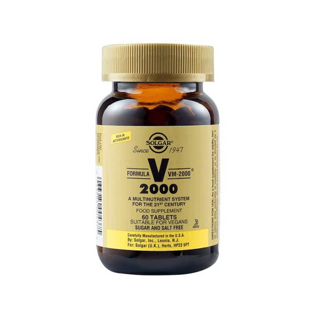 Solgar Formula VM-2000, 60tabs
