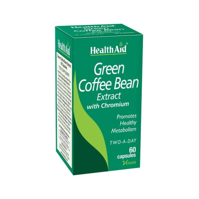 Health Aid Green Coffee Bean with Chronium 60 κάψουλες