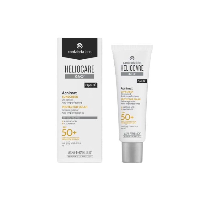Heliocare 360 Acnimat Sunscreen Oil Control SPF50+ 50ml