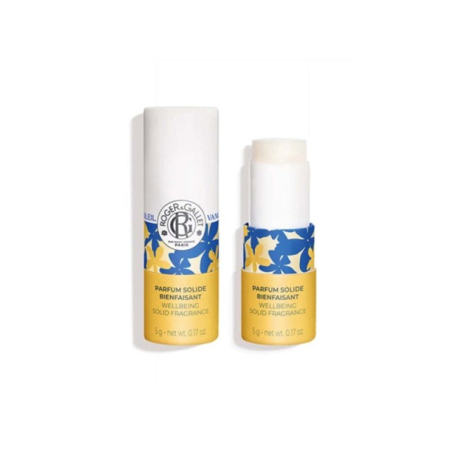 Roger & Gallet Vanille Soleil Parfum Αναζωογονητικό Στερεό Άρωμα με Βανίλια 5g