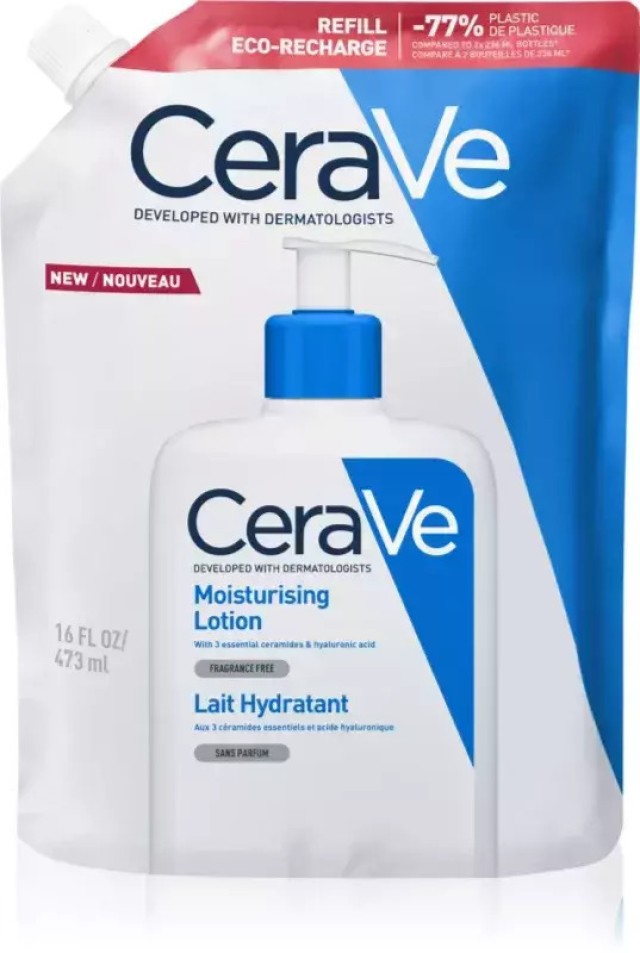 CeraVe Moisturising Lotion Refill Ενυδατικό Γαλάκτωμα Προσώπου και Σώματος 473ml