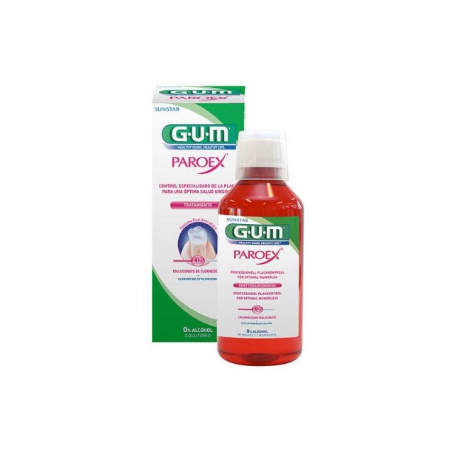 GUM 1784 Paroex Intensive Action 0.12% Στοματικό Διάλυμα για Ενήλικες, 300 ml
