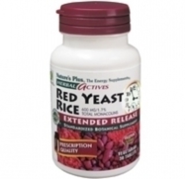 Natures Plus EXTENDED RELEASE RED YEAST RICE 30 ταμπλέτες