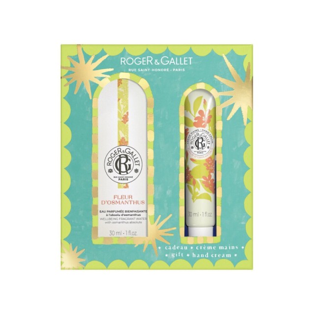 Roger & Gallet Promo Fleur DOsmanthus Eau Parfumee Bienfaissante Γυναικείο Άρωμα 30ml & Hand Cream 30ml