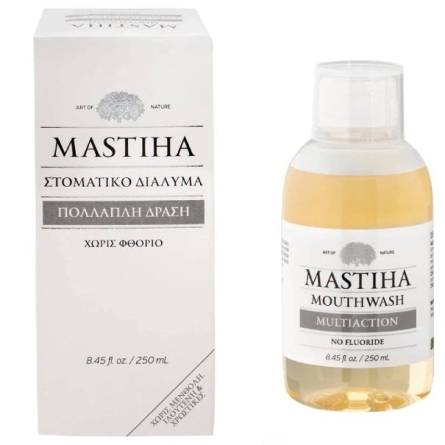 Mastiha Mouthwash Στοματικό Διάλυμα με Μαστίχα Χίου Πολλαπλή Δράση Χωρίς Φθόριο, 250ml
