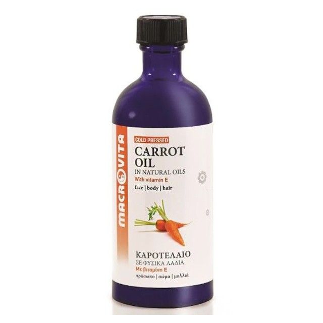 Macrovita Καροτέλαιο για Πρόσωπο, Μαλλιά και Σώμα 100ml