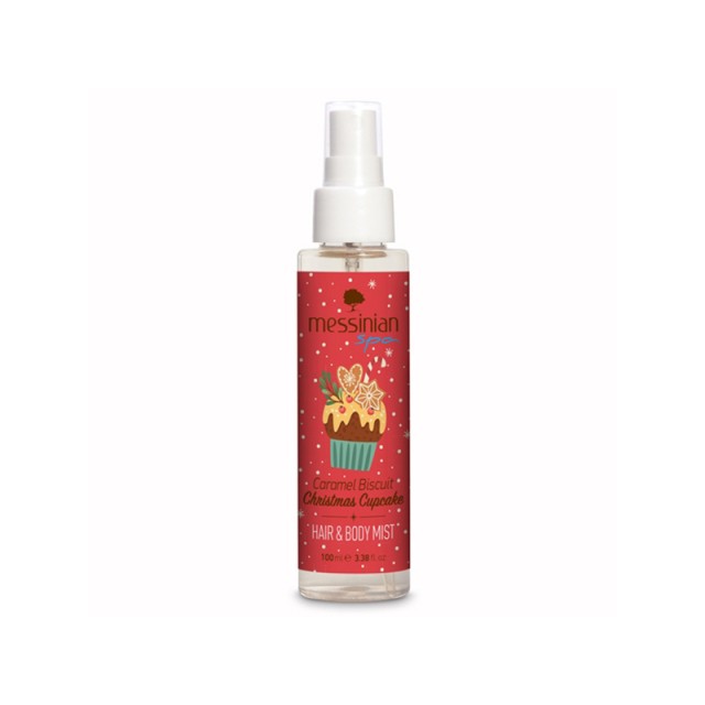 Messinian Spa Christmas Cupcake Caramel Biscuit Hair & Body Mist 100ml