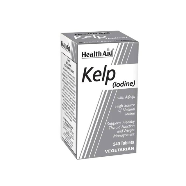 Health Aid Kelp Iodine Συμπλήρωμα Διατροφής για Φυσική Λήψη Ιωδίου 240 ταμπλέτες