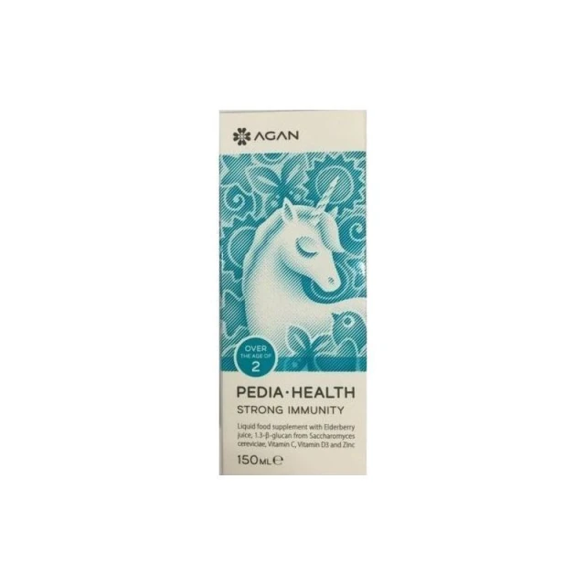 SAMCOS AGAN Pedia-Health Strong Immunity Συμπλήρωμα Διατροφής για την Ενίσχυση του Ανοσοποιητικού των Παιδιών 150ml