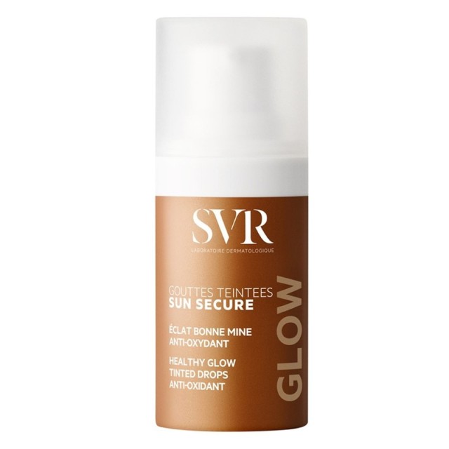 SVR Laboratoire Sun Secure Glow Drops  Σταγόνες Φυσικής Λάμψης με Χρυσές & Μπρονζέ Πέρλες 15ml