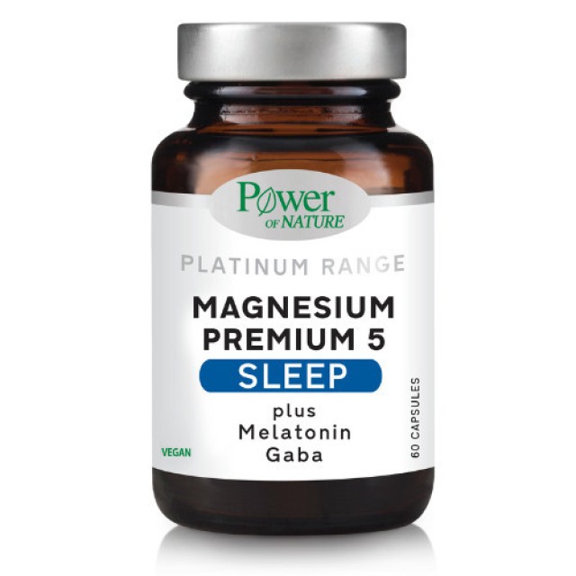 Power Of Nature Magnesium Premium 5 Sleep 60 κάψουλες