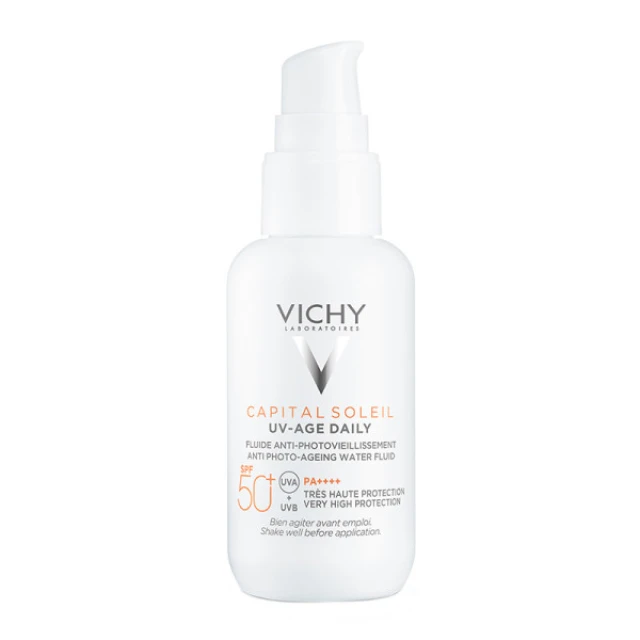 Vichy Capital Soleil UV-AGE Daily SPF50+  Αντηλιακό Προσώπου κατά της Φωτογήρανσης 40ml