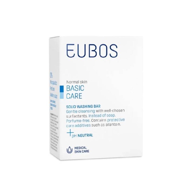 Eubos Blue Solid Washing Bar 125gr